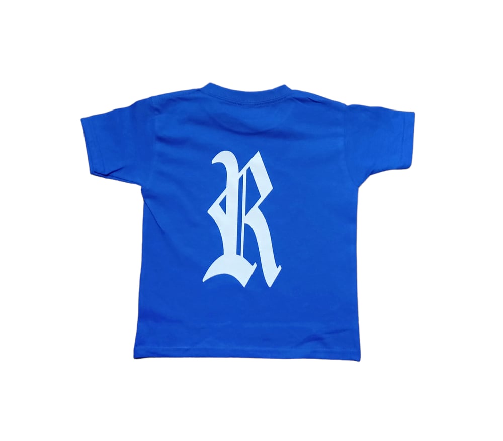 Image of Rebel Outsiders Toddler/Youth  " Blue  "  Shirt 