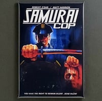 Image 1 of SAMURAI COP MOVIE / FRIDGE MAGNET / BUTTON