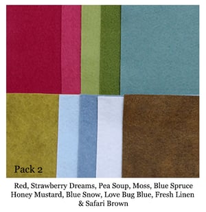 Image of Felt - Christmas Packs