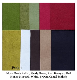 Image of Felt - Christmas Packs
