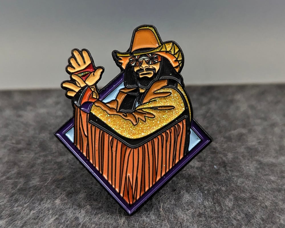 Macho Man Pin