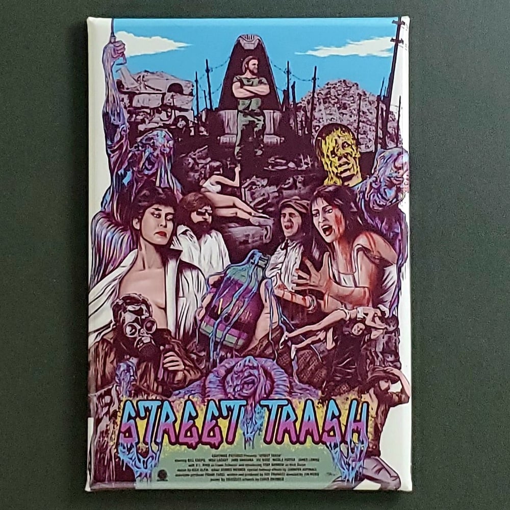 STREET TRASH MOVIE / FRIDGE MAGNET / BUTTON