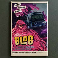 Image 1 of ATTACK OF THE BLOB MOVIE / FRIDGE MAGNET / BUTTON
