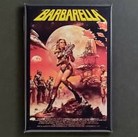 Image 1 of BARBARELLA MOVIE / FRIDGE MAGNET / BUTTON