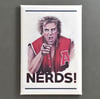 REVENGE OF THE NERDS FRIDGE MAGNET / BUTTON