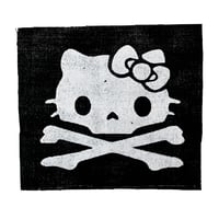 Hello Kitty Skull & Cross Bones patch