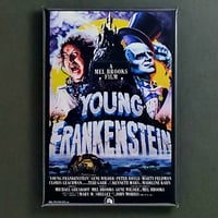 Image 1 of YOUNG FRANKENSTEIN FRIDGE MAGNET / BUTTON