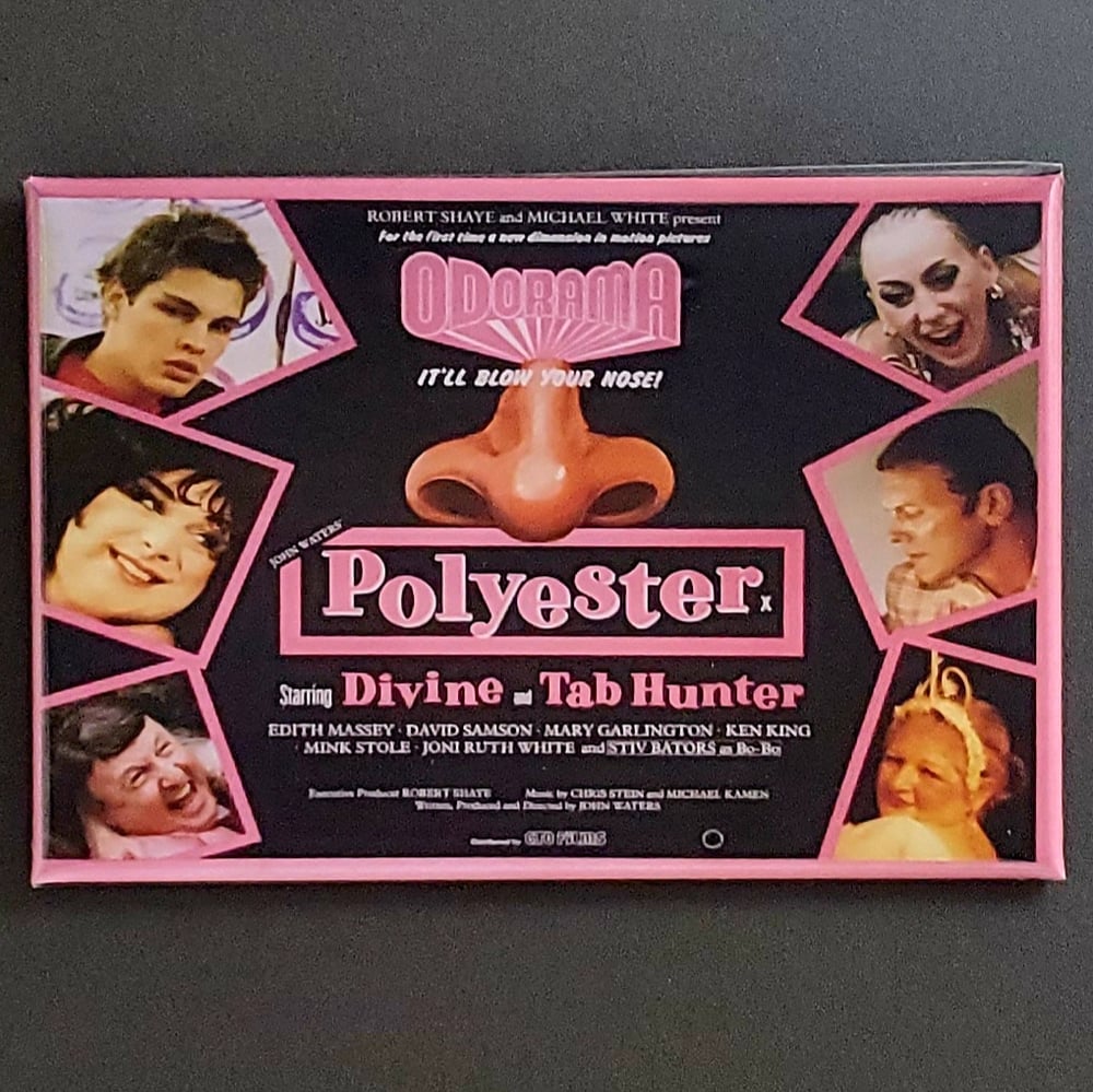 POLYESTER FRIDGE MAGNET / BUTTON