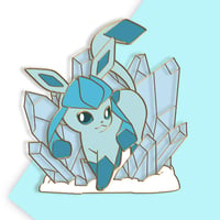 Image 4 of Glaceon Enamel Pin