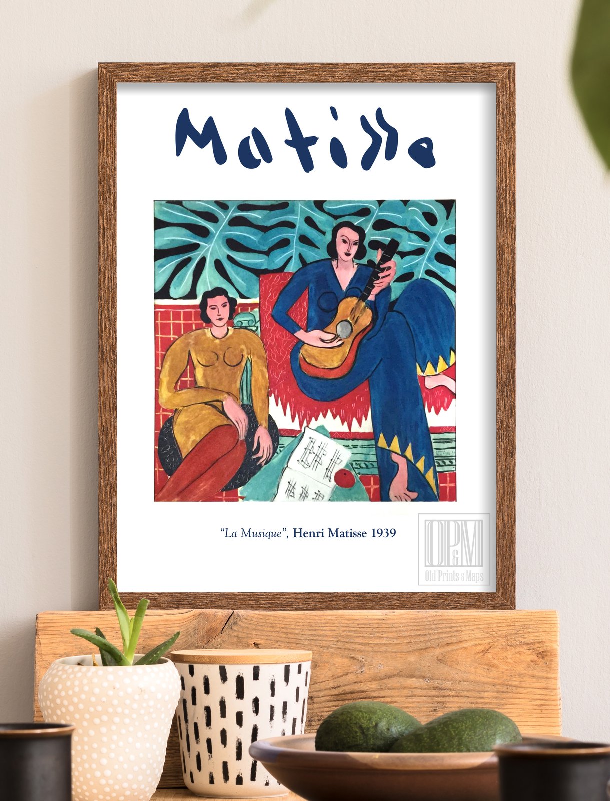 Henri Matisse | La Musique | 1939 | Painting Poster | Wall Art