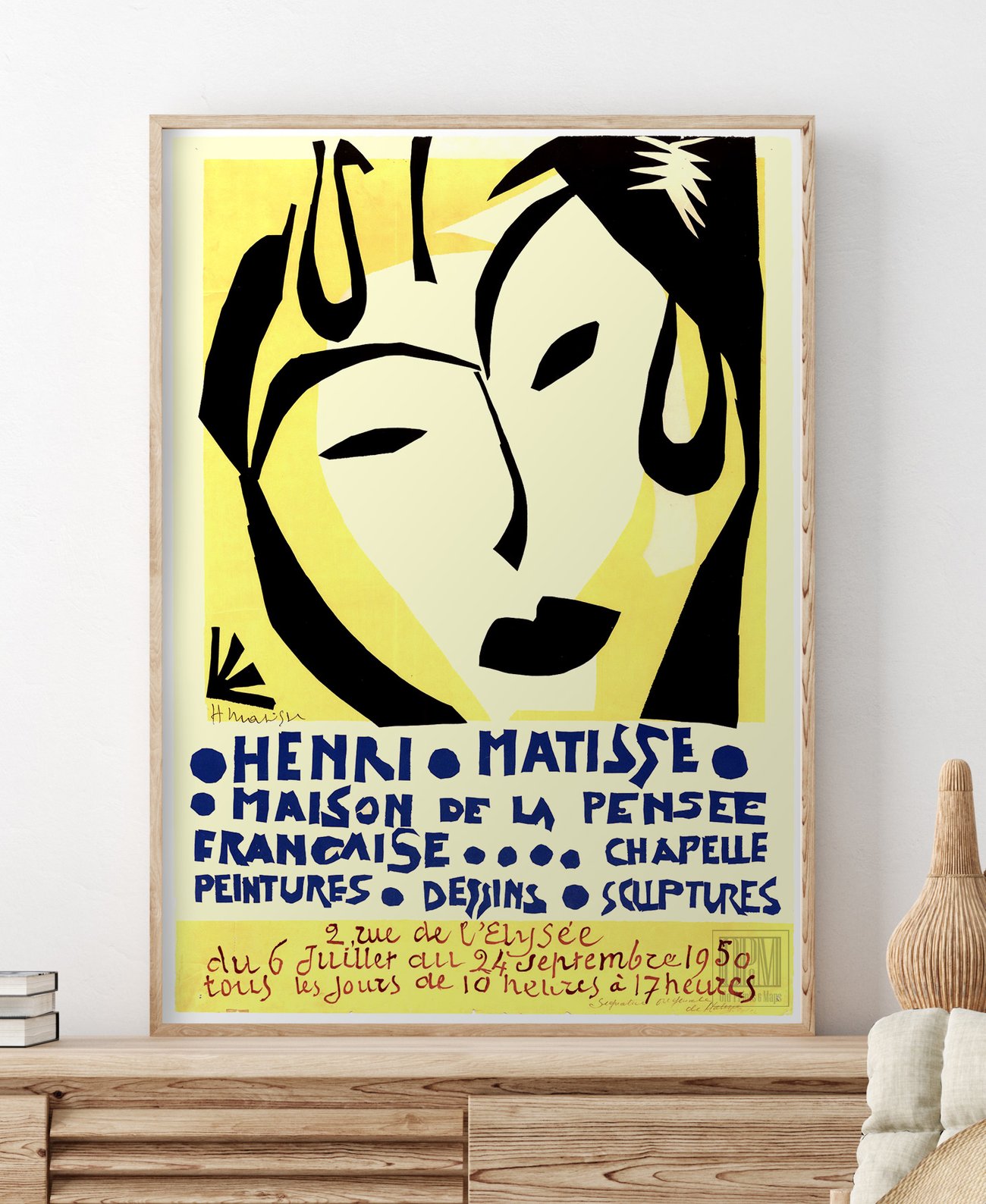 Henri Matisse | Maison de la Pensee Francaise | 1950 | Exhibition ...
