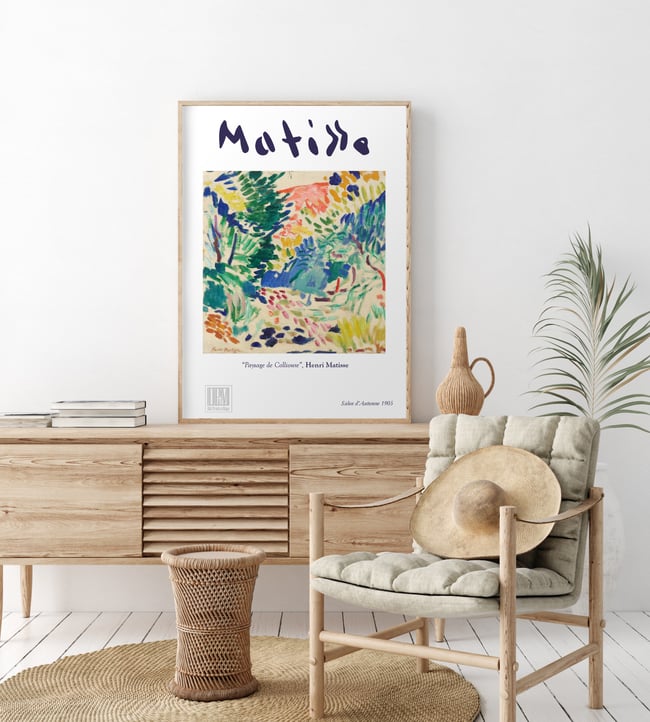 Henri Matisse | Landscape at Collioure | 1905 | Painting Poster | Wall Art Print | Home Decor