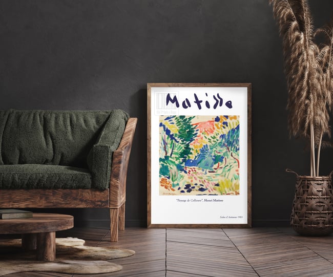 Henri Matisse | Landscape at Collioure | 1905 | Painting Poster | Wall Art Print | Home Decor