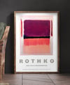 Mark Rothko | 1903-1970: A Retrospective | Guggenheim Museum | 1978 | Exhibition Poster | Home Decor