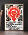 Women’s Day March | Women's Liberation Workshop | 1975 | Event Poster |Wall Art Print | Home Decor