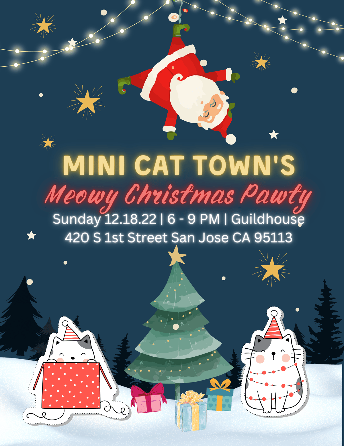 Image of Meowy Christmas Pawty with Guildhouse!