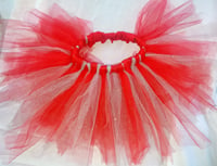 Image 1 of Red/Silver Tutu 