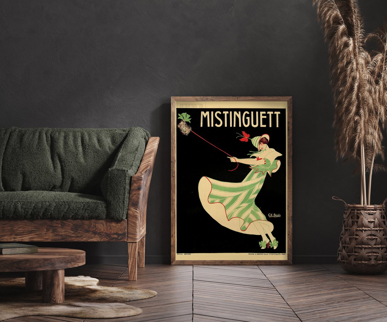 Mistinguett | G. K. Benda | 1913 | Wall Art Print | Vintage Poster ...