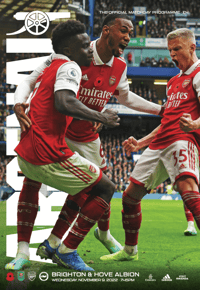 Image 1 of ARSENAL v BRIGHTON & HA | WEDNESDAY, NOVEMBER 9, 2022