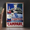 Campari Bitter l'Aperitif | 1955 | Vintage Ads | Wall Art Print | Vintage Poster