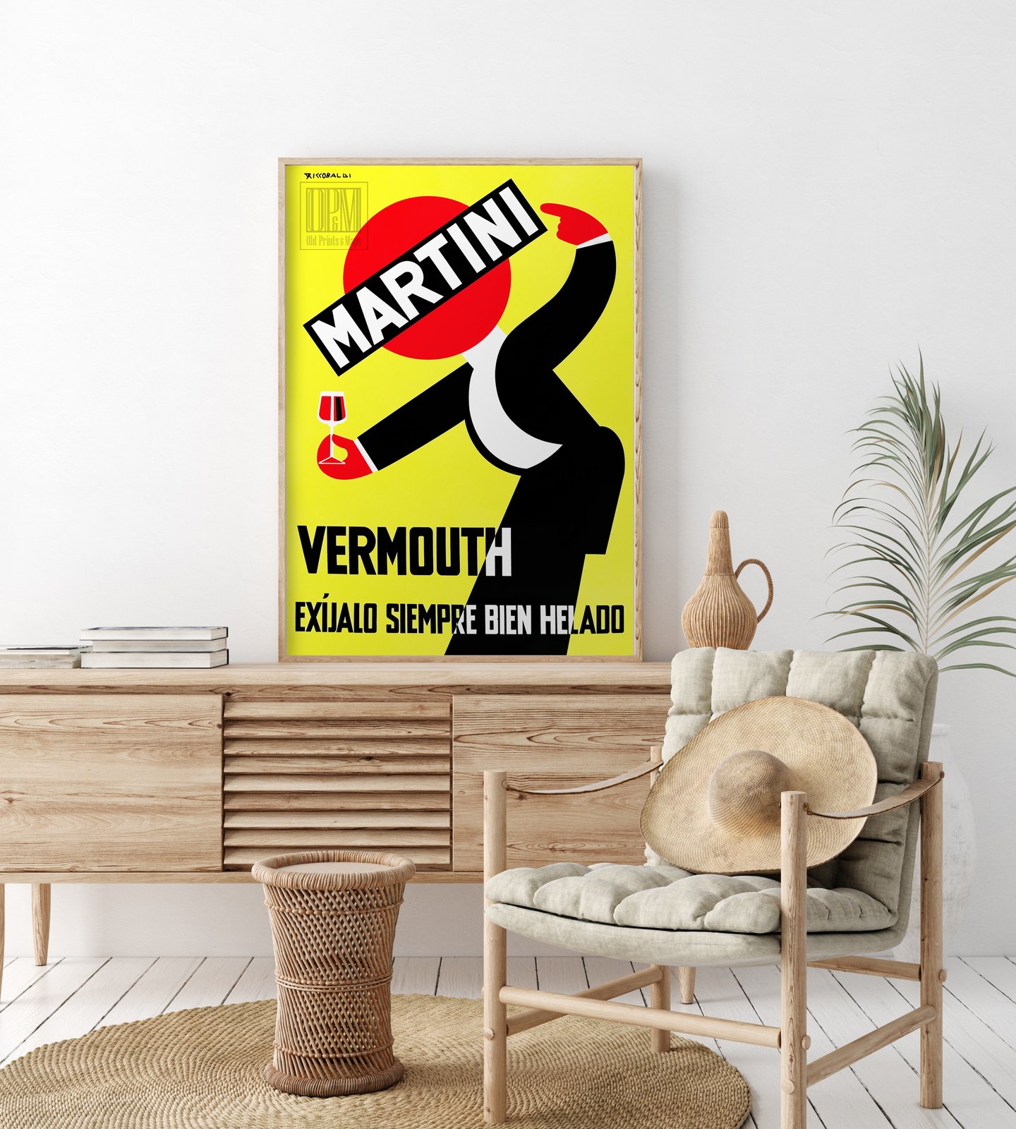 Martini Vermouth | Giuseppe Riccobaldi | 1935 | Vintage Ads | Wall