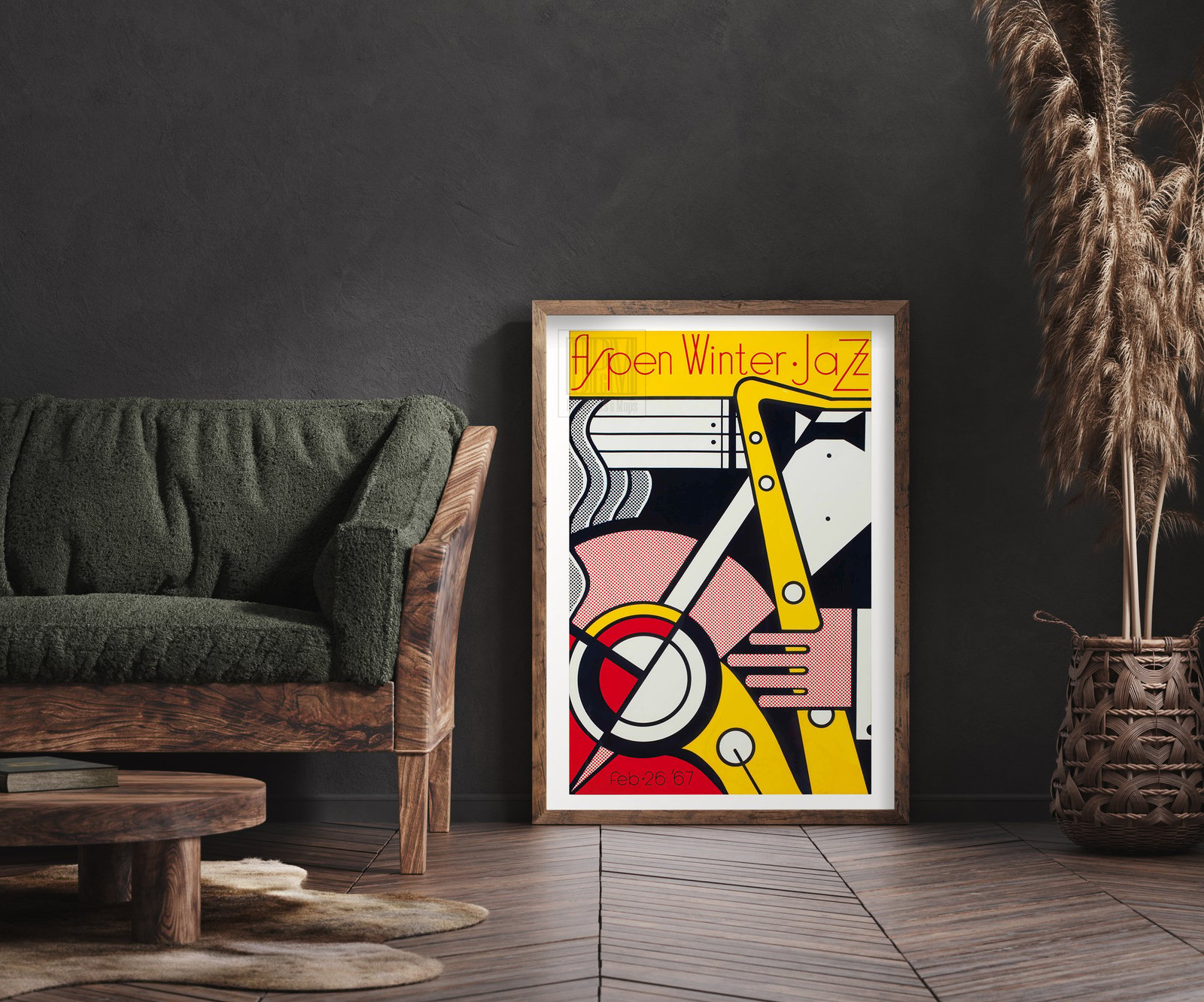 Roy Lichtenstein | Aspen Winter Jazz | 1967 | Event Poster |Wall