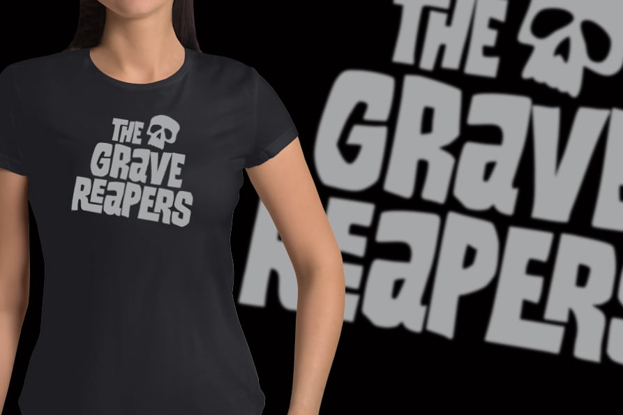 Image of The Grave Reapers fitted t-shirt