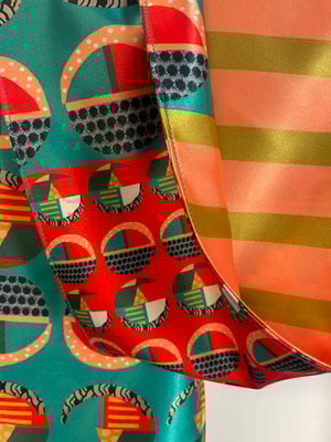 Image of New Motion Dot Green Scarf