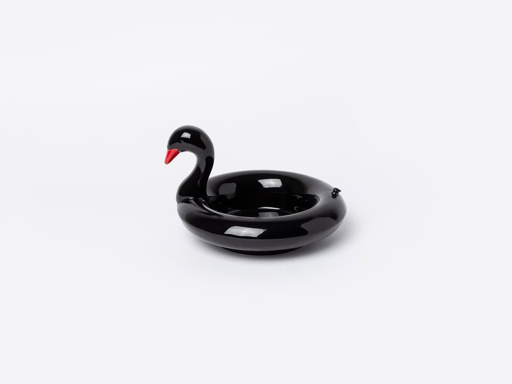 Image of Cuenco Flotador Cisne Negro