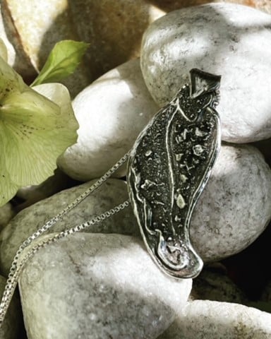 Image of Gum Leaf Pendant