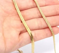 Image 2 of Dainty Herringbone Choker