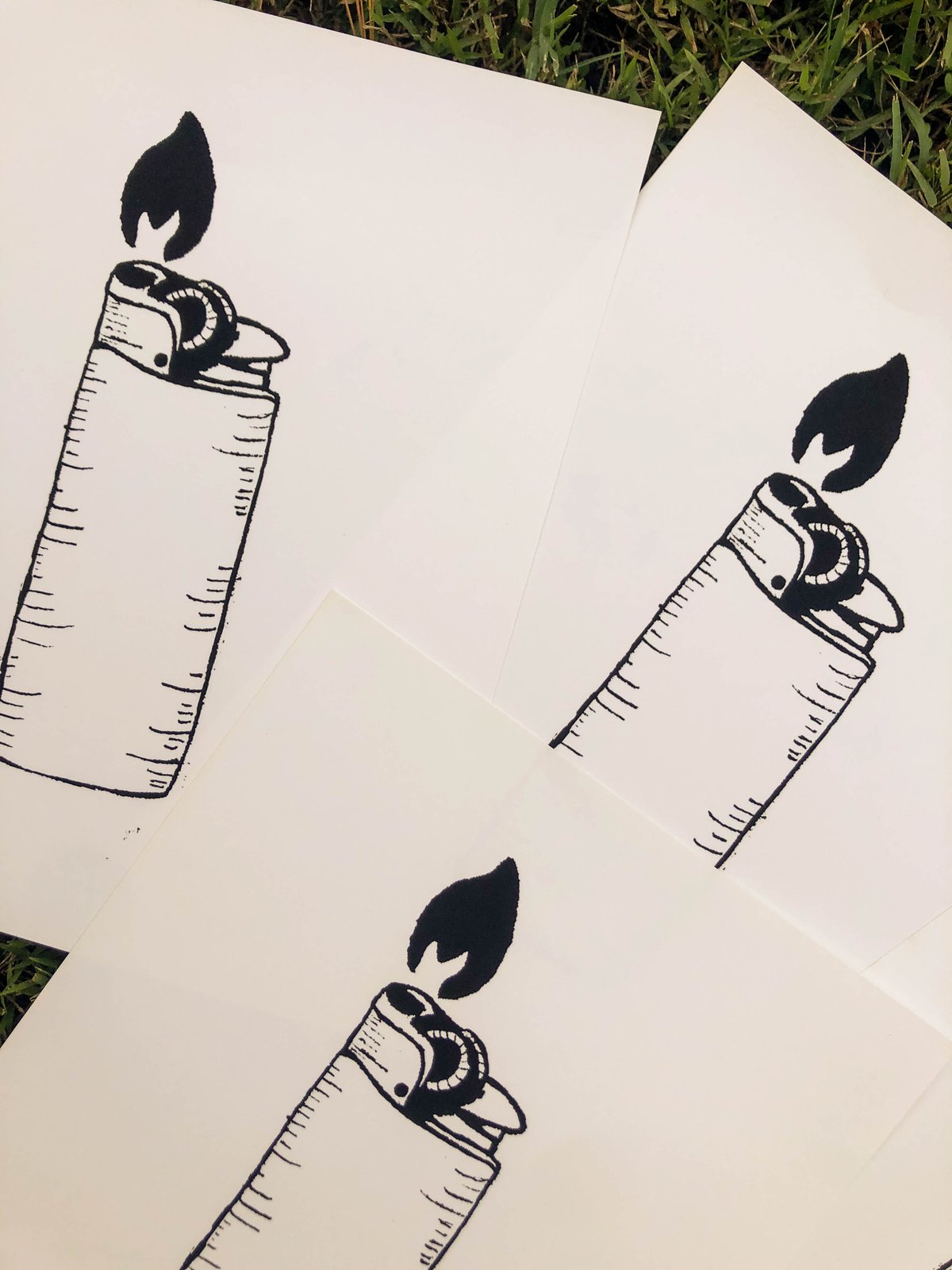 Leave the light on Print