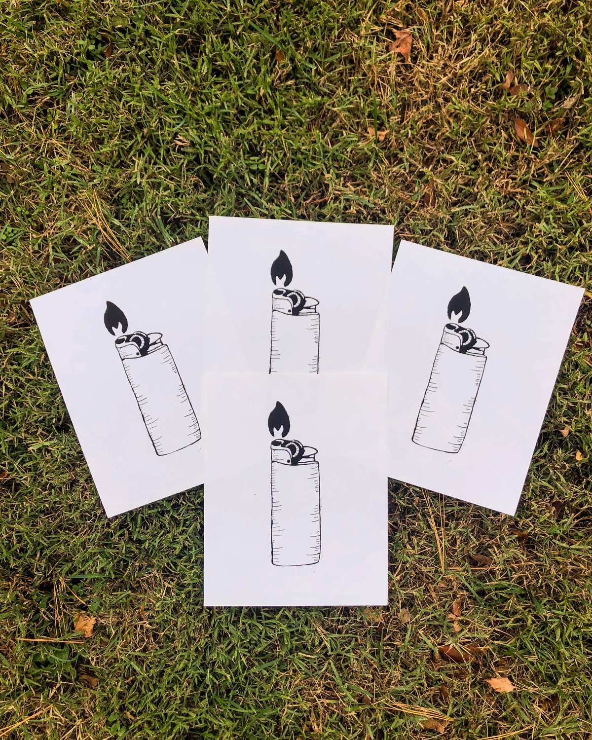 Leave the light on Print