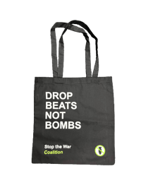 Image of Drop Beats Not Bombs Tote Bag