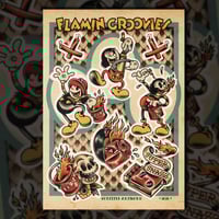 Flamin Groovies' Supersnazz - Tattoo Flash Print