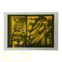 Image 1 of "Tagger" A3 riso print