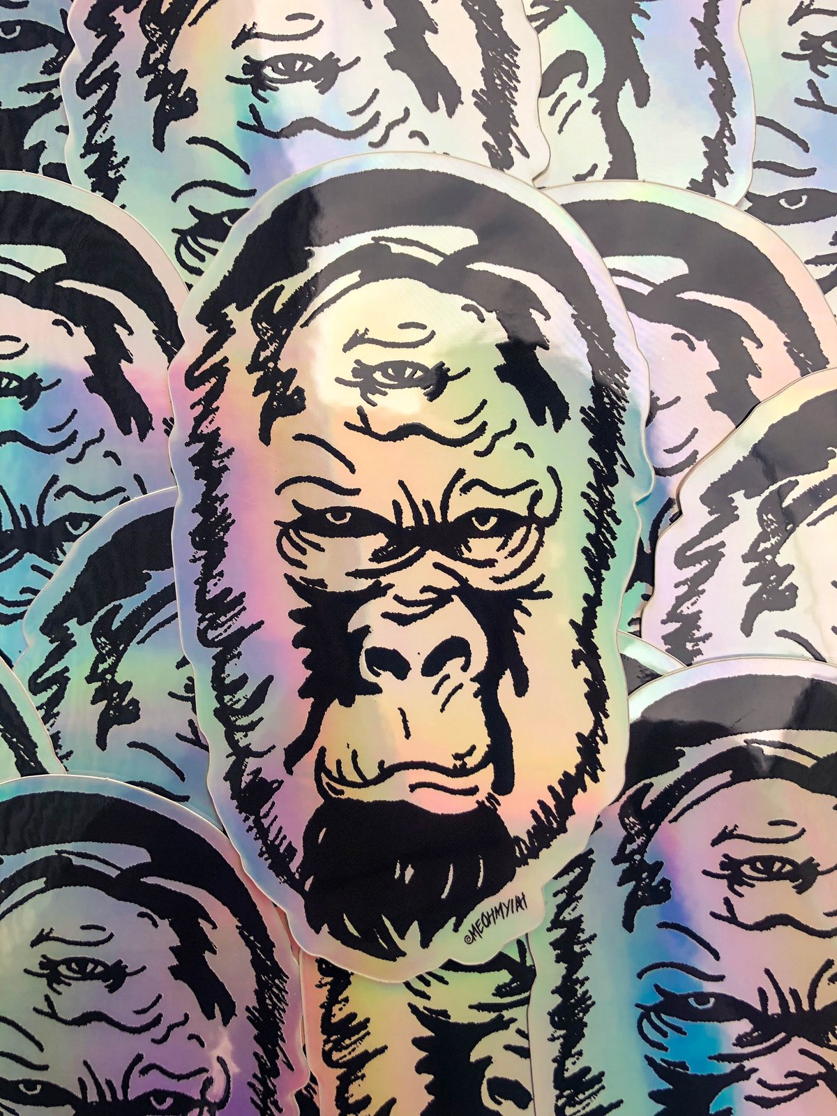 Third Eye Gorilla Sticker