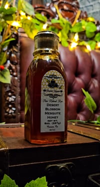 👑The Armored Kingdom Premium Desert Blossom Mesquite Honey Bottle(8oz) 🏜🍯