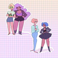 Human Au Stickers 