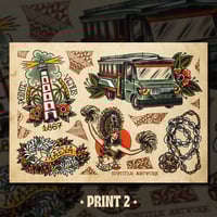 Image 3 of Tahiti - Tattoo Flash Prints