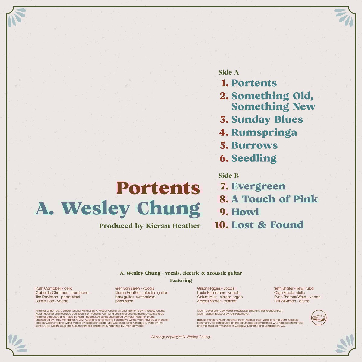 Image of STORM041 - A. Wesley Chung - Portents - LP