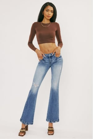 Image of Izzy Low Rise Bootcut