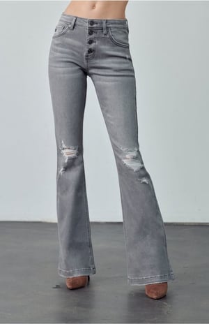Image of Eileen Mid Rise Flare Bootcut Jean 