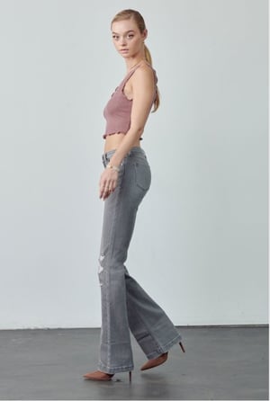 Image of Eileen Mid Rise Flare Bootcut Jean 