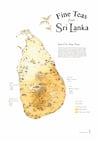 Tea Map of Sri Lanka