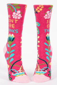 Image 2 of Hi, I Don't Care, Thanks Crew Socks