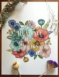Image 1 of Read All The Books Print