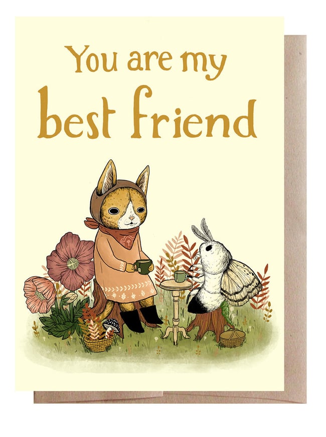 you're my best friend card