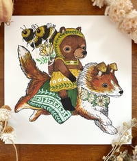 Collie Adventure Pup Print