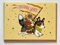 Thank You Corgi Card